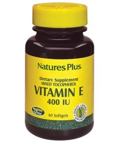 Vitamins Nature's Plus Mixed Tocopherol Vitamin E 400IU 180SG