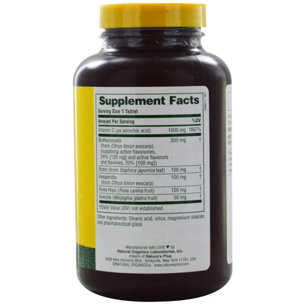 Nature's Plus Super C Complex 180T Vitamins
