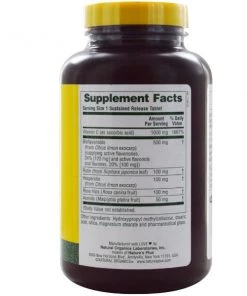 Nature's Plus Vitamin C 500 W/Rose Hip Sustaind Release 90T