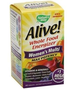 Natures Way Multi-Vitamin Nature's Way Alive Women's Max Potency Multivitamin 90T