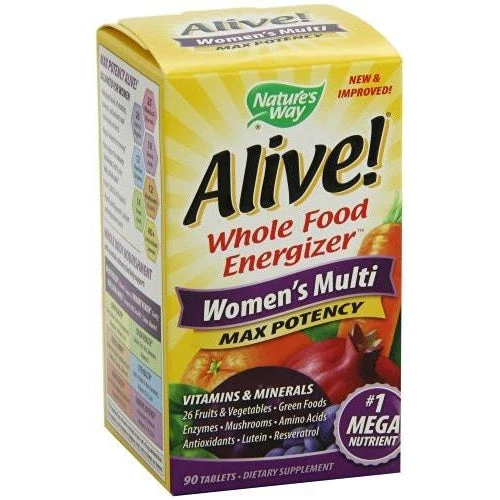 Natures Way Multi-Vitamin Nature's Way Alive Women's Max Potency Multivitamin 90T
