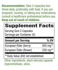 Natures Way Nature's Way Black Elderberry 100c