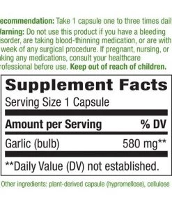 Natures Way Nature's Way Garlic 100vc