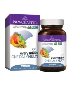Men's Health New Chapter Every Man's 1 Daily 55+ Multivitamin 72T