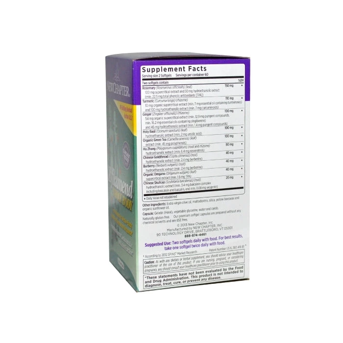 Anti Inflamatory's New Chapter Zyflamend 180VC