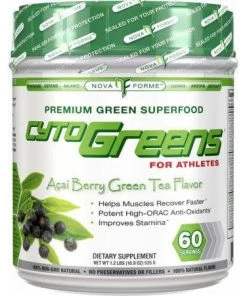 Nova Forme CytoGreens Acai Berry Green Tea 30 Servings - Discontinued Greens & Reds
