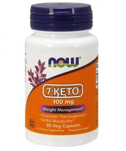 Weight Loss Products Now Foods 7-KETO 100mg 30 Veg Caps