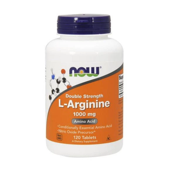 Now Foods L-Arginine 1000mg 120T Amino Acids