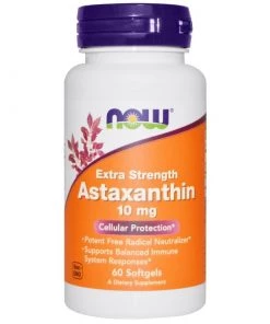 Now Foods Astaxanthin 10mg 60SG Antioxidants
