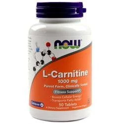 Amino Acids Now Foods L-Carnitine 1000mg 50T