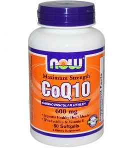 Now Foods CoQ10 600mg 60SG