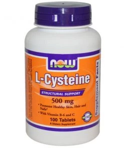 Now Foods L-Cysteine 500mg 100T Amino Acids