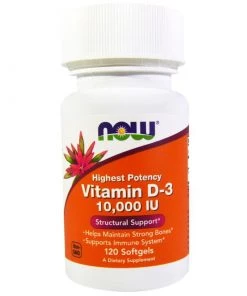 Now Foods Vitamin D3 10,000 IU 120SG