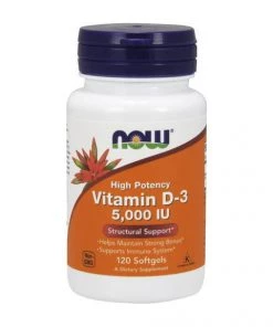 Now Foods Vitamin D3 5,000 IU 120SG