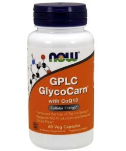 Amino Acids Now Foods GPLC Glyco-Carn + CoQ10 500mg 60VC