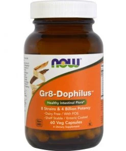 Digestive Support & Probiotics Now Foods Gr8 Dophilus 60VC