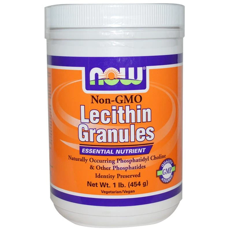 Now Foods Lecithin Granules (Non-GMO) 1lb Brain Health