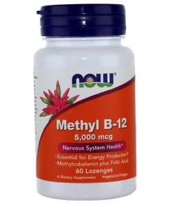 Now Foods Methyl B-12 5000mcg 60L Brain Health