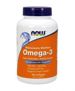 Now Foods Molecularly Distilled Omega 3 1000mg 90SG