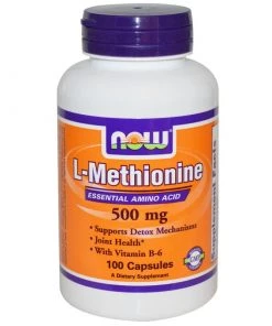 Amino Acids Now Foods L-Methionine 500mg 100C
