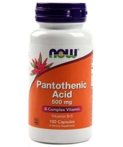 Now Foods B-5 (Pantothenic Acid) 500mg 100C