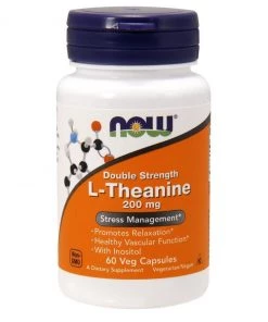Now Foods L-Theanine 200mg 120VC