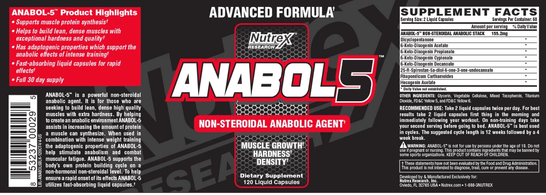 Nutrex Anabol 5 120C