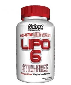 Weight Loss Products Nutrex Lipo-6 Stim-Free 120 Liquid Caps