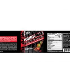 Nutrex Hemo Rage Underground 30 Servings Pre-Workout