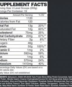 Protein Nutrex Mass Infusion 12lb