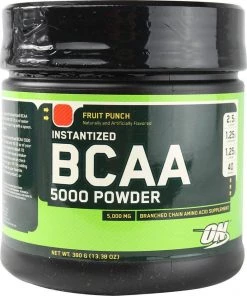 Optimum Nutrition BCAA Instantized Powder 5000 MG 40 Servings Amino Acids
