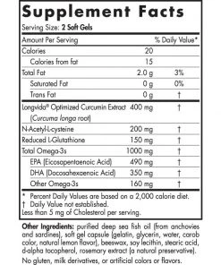 Nordic Naturals Omega Curcumin 60sg Anti Inflamatory's