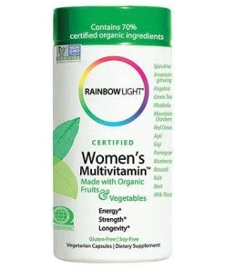 Rainbow Light Certified Organic Women's Multivitamin 120C Multi-Vitamin