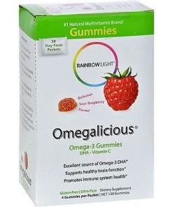 Rainbow Light Omegalicious Omega 3 Gummies 30 Servings