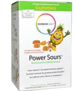 Rainbow Light Power Sour Gummy Multivitamin 30 Servings Children's Vitamins
