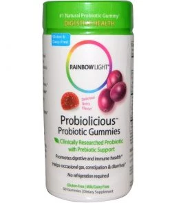 Digestive Support & Probiotics Rainbow Light Probiolicious Gummies 50ct