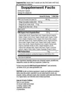 Brain Health Garden Of Life Raw Co-Q10 200mg 60VC