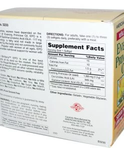 Essential Fatty Acids American Health Royal Brittany Evening Primrose Oil 1300mg 120sg (Twin Pack)