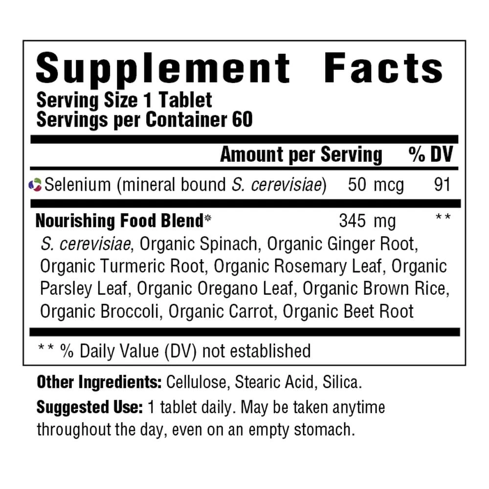 Mega Food Minerals MegaFood Selenium 60T