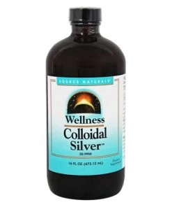 Source Naturals Wellness Colloidal Silver 30ppm 16oz Immune Support