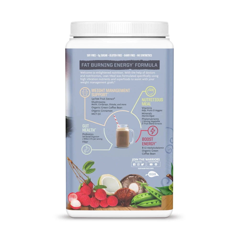 Sun Warrior Protein SunWarrior Lean Meal Illumin8 Meal Replacement 20 Servings