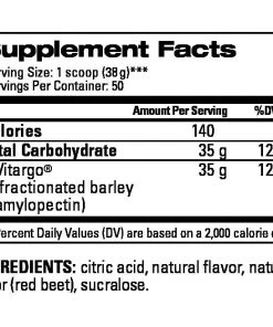 Vitargo Global Sciences Vitargo 50 Servings