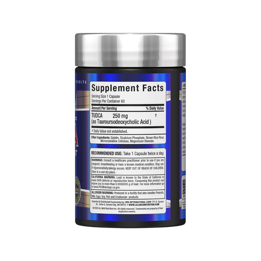 Liver Support Allmax Nutrition Tudca 60c