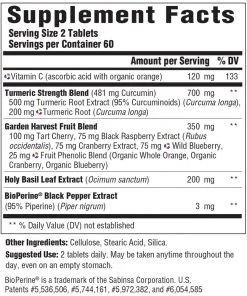 Mega Food Anti Inflamatory's MegaFood Turmeric Strength For Whole Body 90T