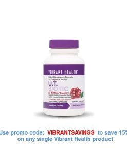 Digestive Support & Probiotics Vibrant Health UT Biotic 30vc