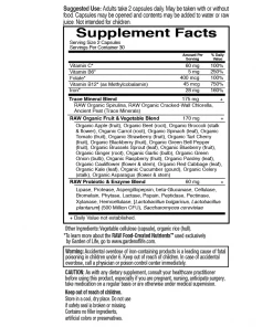 Garden Of Life Vitamin Code Healthy Blood 60VC Minerals