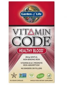 Garden Of Life Vitamin Code Healthy Blood 60VC Minerals