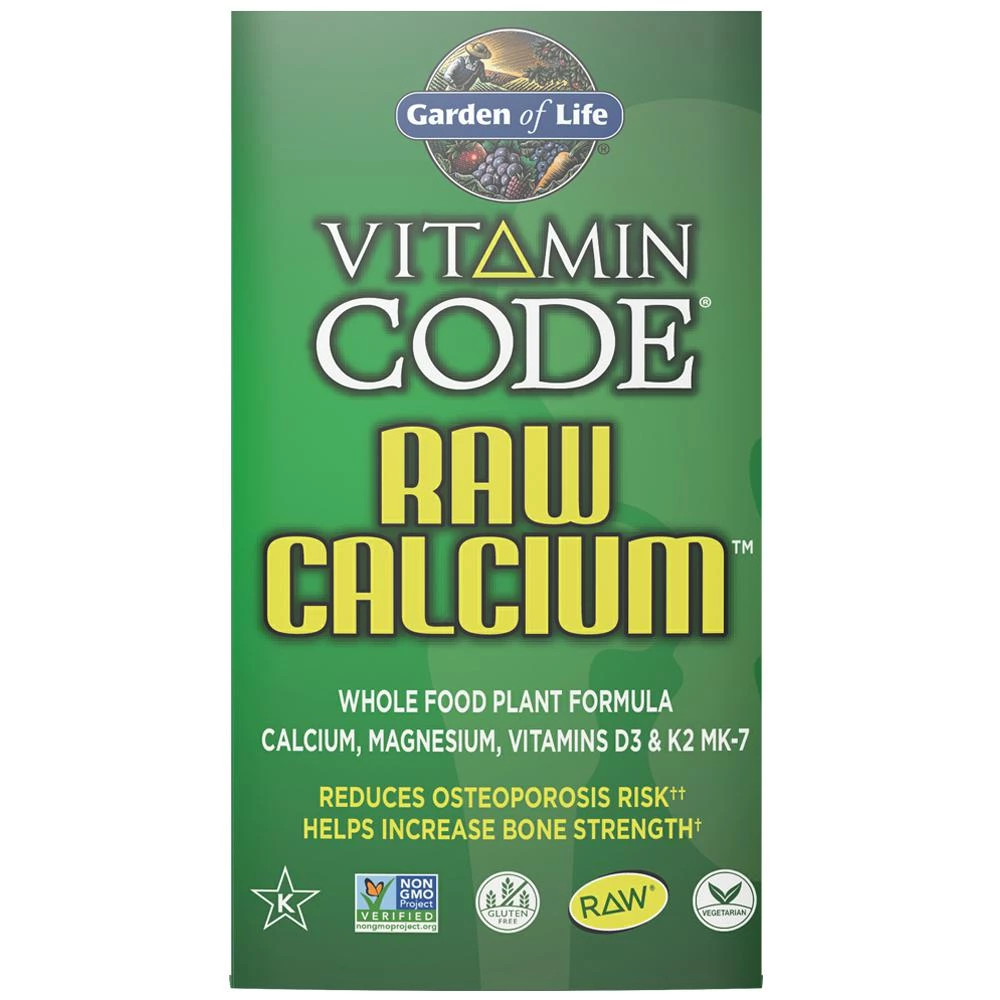 Bone & Joint Health Garden Of Life Vitamin Code Raw Calcium 60VC