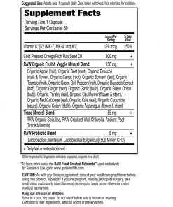 Garden Of Life Vitamin Code Raw K Complex 60VC