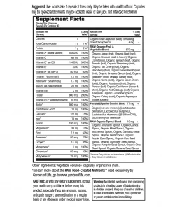 Multi-Vitamin Garden Of Life Vitamin Code Raw Prenatal 90VC